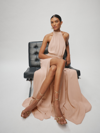 Reformation Andee Dress In Champagne