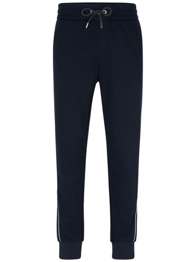 Hugo Boss Lamont Pipe-trim Track Trousers In Blue
