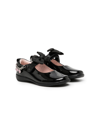 LELLI KELLY ANGEL BOW-DETAIL LEATHER BALLERINA SHOES