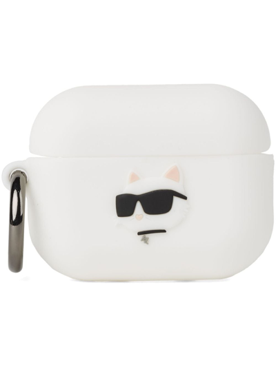 Karl Lagerfeld Choupette Airpods Pro 2 Case In White
