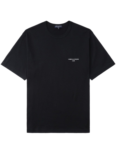 COMME DES GARÇONS HOMME DEUX LOGO-PRINT COTTON T-SHIRT