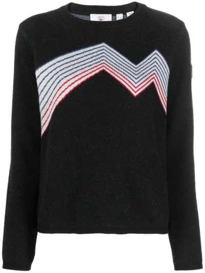 ROSSIGNOL MOUNTAIN INTARSIA-KNIT JUMPER