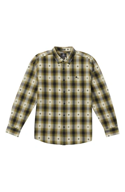 Volcom Skate Vitals Classic Fit Plaid Button-up Shirt In Multi
