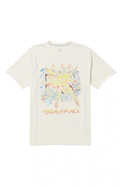 Volcom Sam Ryser Graphic T-shirt In Off White