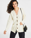 ON 34TH WOMEN'S LONG PATCH POCKET CARDIGAN, CREATED FOR MACY'S