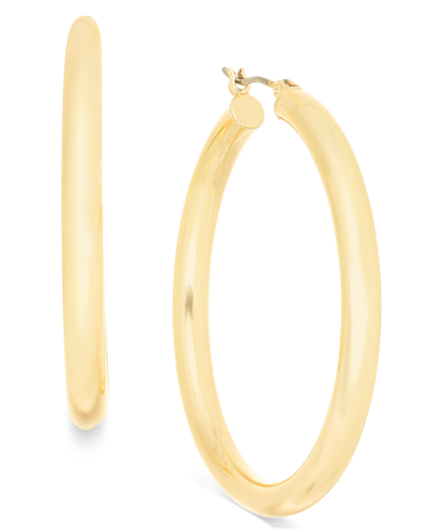 On 34th Hoop Earrings, Created For Macy's In Gold