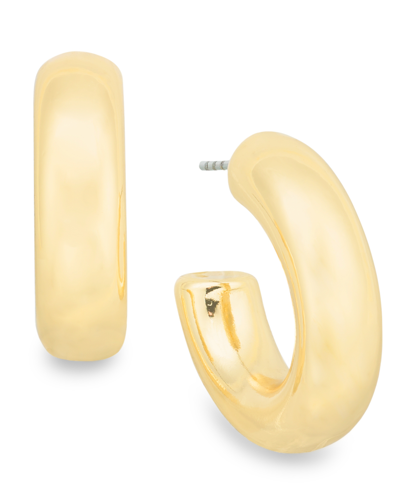 On 34th Small Hoop Earrings, Created For Macy's In Gold