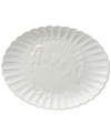 Lenox French Perle Carved Turkey Platter In White