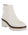 Mia Sefi Chelsea Boot In Bone Burnish Nappa