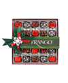 Frango Chocolates Holiday Decorated Dark Mint 25 Piece Box Of Chocolates