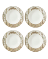 Kit Kemp For Spode Tall Trees 4 Piece Pasta Bowls Set, Service For 4 In Assorted