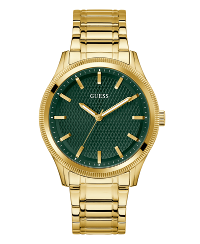 Guess Men's Analog Gold-tone Stainless Steel Watch 44mm