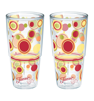 Tervis Tumbler Tervis Fiesta Sunny Dots Made In Usa Double Walled Insulated Tumbler Cup Keeps Drinks Cold & Hot, 24 In Open Miscellaneous