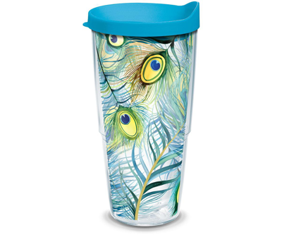 Tervis Tumbler Tervis Peacock Made In Usa Double Walled Insulated Tumbler Travel Cup Keeps Drinks Cold & Hot, 24oz, In Open Miscellaneous