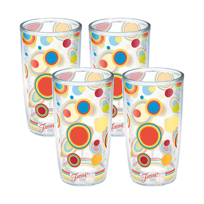 Tervis Tumbler Tervis Fiesta Poppy Dots Made In Usa Double Walled Insulated Tumbler Cup Keeps Drinks Cold & Hot, 16 In Open Miscellaneous