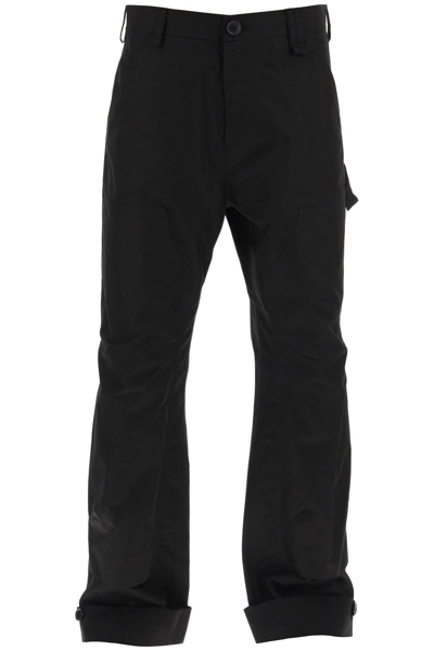 Simone Rocha Workwear Twill Trousers In Black