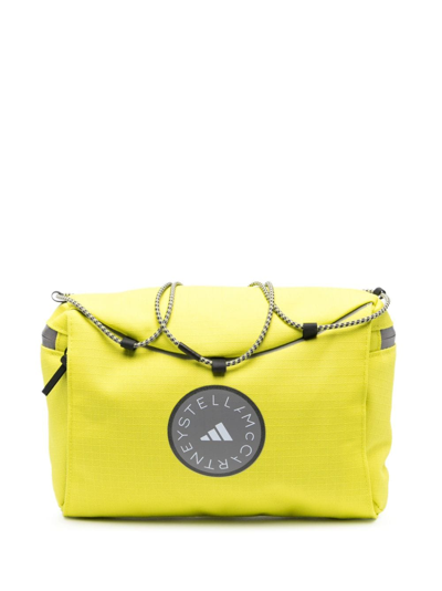 Adidas By Stella Mccartney Patterned Belt Bag In Yellow