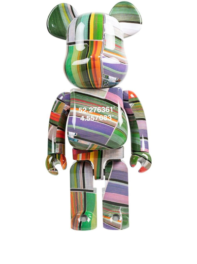Medicom Toy X Benjamin Grant "overview Lisse" Be@rbrick 1000% Figure In Grün