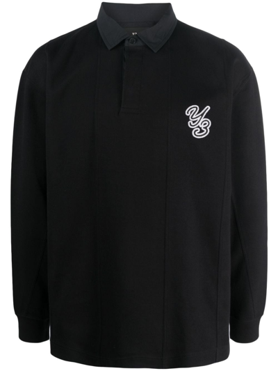 Y-3 LOGO-EMBROIDERED COTTON SHIRT