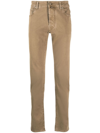 Jacob Cohen Slim Fit Bard Jeans In D89 Beige