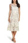 ADRIANNA PAPELL MIDI DRESS