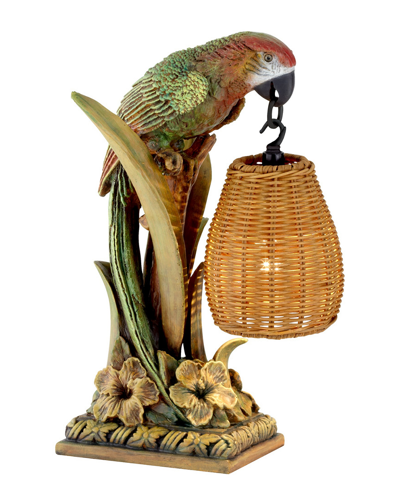 Pacific Coast Parrot Paradise Lantern Table Lamp