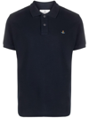 VIVIENNE WESTWOOD ORB-EMBROIDERED ORGANIC COTTON POLO SHIRT