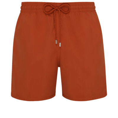 Vilebrequin Swimming Trunk In Red Tea