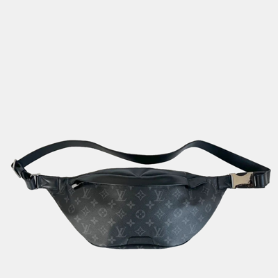 Pre-owned Louis Vuitton Discovery Bumbag Monogram Eclipse In Brown