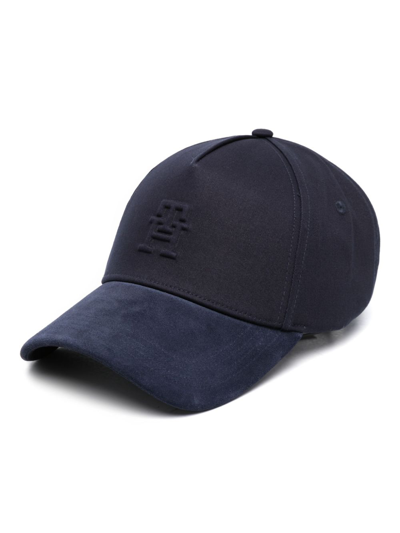 Tommy Hilfiger Th Monogram Baseball Cap In Space Blue