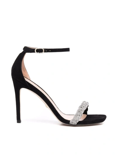 Stuart Weitzman Nudistcurve 100 Highshine Sandal In Black