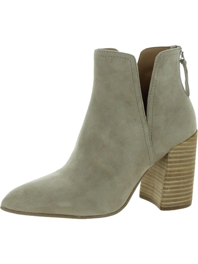 Steve Madden Taylen Womens Suede Pointed Toe Ankle Boots In Green