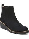 LIFESTRIDE ZENITH WOMENS CUSHIONED FOOTBED FAUX SUEDE ANKLE BOOTS