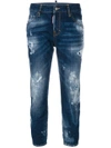DSQUARED2 'COOL GIRL' CROPPED-JEANS,S75LA0935S3030912154462