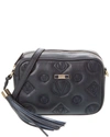 Valentino By Mario Valentino Mia Petit Signature Leather Crossbody In Blue