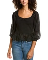 NATION LTD NATION LTD TIANA COMBO PEPLUM TOP