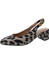 Cole Haan Go-to Womens Slip-on Animal Print Slingbacks In Multi