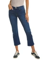 Frame Le Super High Straight Slit Jeans Murphy In Blue