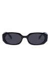 LE SPECS SHEBANG RECTANGULAR SUNGLASSES