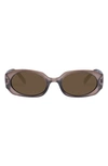 LE SPECS SHEBANG RECTANGULAR SUNGLASSES