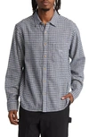 OBEY LENNY CHECK FLANNEL BUTTON-UP SHIRT