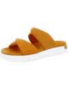 Sorel Vibe Twist Womens Leather Slip On Slide Sandals In Multi