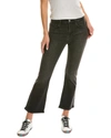 Frame Denim Le Crop Tinsley Mini Bootcut Jean In Black