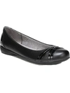 Lifestride Aliza Womens Faux Leather Slip On Ballet Flats In Multi