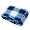 Nautica Northsail Plaid Navy Reef Blanket In Multi