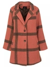 IMPERFECT IMPERFECT PINK WOOL JACKETS &AMP; WOMEN'S COAT