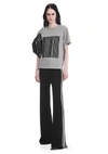 ALEXANDER WANG EXCLUSIVE T-SHIRT WITH BONDED BARCODE,1W99120