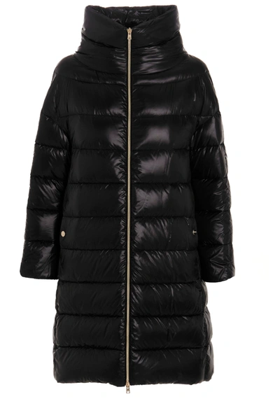 Herno Matilde Quilted Nylon Down Jacket In Black