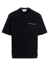 Thom Browne T-shirt Con Taschino Rwb