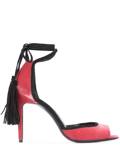 Pierre Hardy Tassel Embellished Sandals In Pink